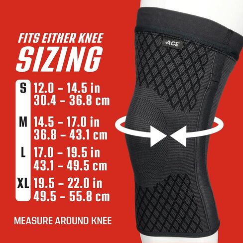 ACE Brand Flex Comfort Compression Knee Sleeve with Stabilizers in Saudi Arabia
