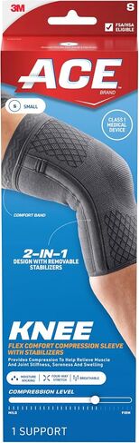 ACE Brand Flex Comfort Compression Knee Sleeve with Stabilizers in Saudi Arabia