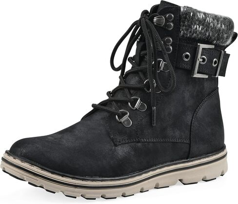 Cliffs by White Mountain Women's Kimmie Cushioned Lace-Up City Hiker Ankle Bootie in Saudi Arabia