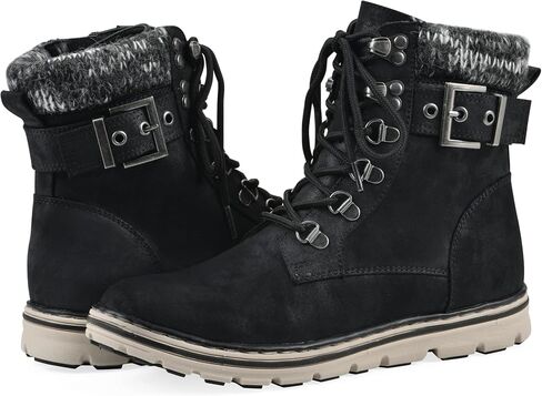 Cliffs by White Mountain Women's Kimmie Cushioned Lace-Up City Hiker Ankle Bootie in Saudi Arabia