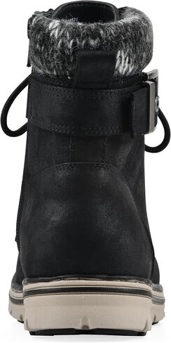 Cliffs by White Mountain Women's Kimmie Cushioned Lace-Up City Hiker Ankle Bootie in Saudi Arabia