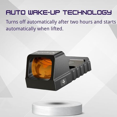 Red Dot Sight, 3.5 MOA Open Reflex Optical Sight for Full-Sized Handguns, Durable Aluminum Sight with Motion Sensor, Auto Shut-Off and Auto Wake-Up in Saudi Arabia