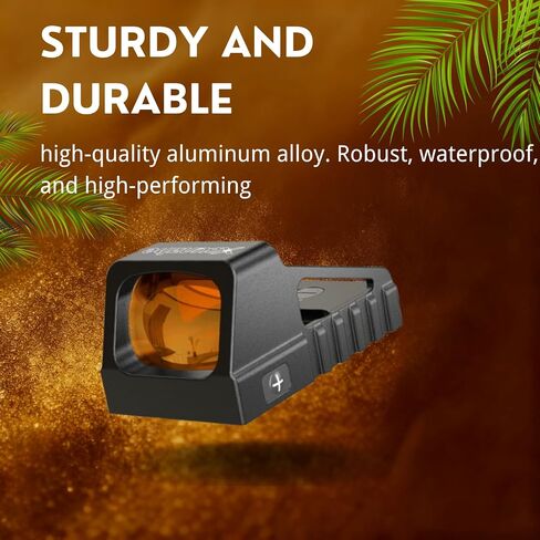 Red Dot Sight, 3.5 MOA Open Reflex Optical Sight for Full-Sized Handguns, Durable Aluminum Sight with Motion Sensor, Auto Shut-Off and Auto Wake-Up in Saudi Arabia
