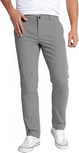 TEGIAS Golf Pants for Men Casual Pants Breathable Elastic Comfortable in Kuwait