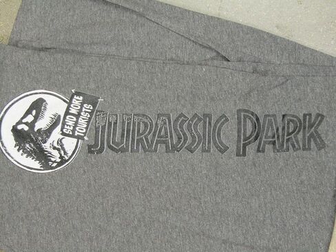Bioworld Send More Tourists Jurassic Park Men's Athletic Gray Sweatpants in Saudi Arabia