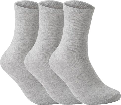 Crew Socks for Men Women Mid Calf Multipack Everyday Athletic Casual Work Gym Travel Neutral Basics in Saudi Arabia
