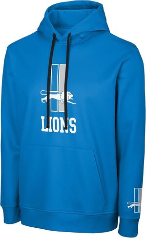 FOCO NFL Men's Official Throwback Retro Primary Logo Wordmark Polyester Pullover Hoodie Sweatshirt in Kuwait