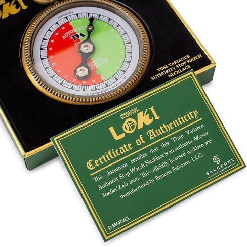 Marvel SalesOne LOKI STOP WATCH PENDANT NECKLACE بضائع الهدايا - Loki Merchandise in Kuwait