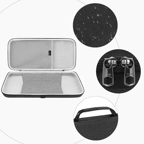 GEEKRIA Low Profile TKL Keyboard Case, Compatible with Razer BlackWidow V4 Low Profile TKL, Redragon K621, ROCCAT Vulcan TKL Pro, 87 keys Hard Shell Travel Carrying bag (Dark Grey) in Saudi Arabia