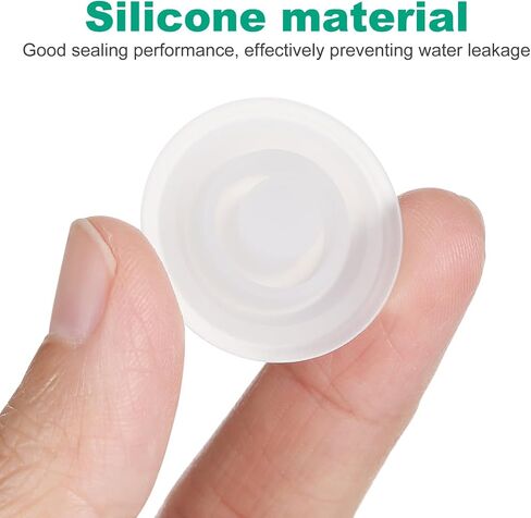 Unomor 5pcs Spill Silicone Stoppers for Belly Bottles Leak Resistant Accessories Compatible with Water Bottles and Easy to Install Fit for Seamless Use in Saudi Arabia