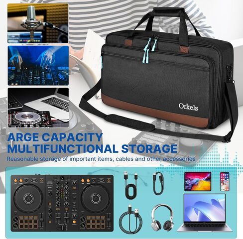 حافظة وحدة تحكم DJ ORKELS لـ DDJ-FLX10، DDJ-GRV6، DDJ-REV5، DDJ-REV7، DDJ-FLX6-GT، DDJ-800، XDJ-RR، DDJ-1000SRT، RX، S8، DDJ SX، SX2، SX3، Inpulse 500 DJ Controller in Kuwait