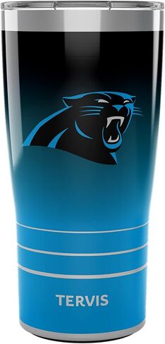 Tervis Traveler NFL Carolina Panthers - كوب سفر معزول ثلاثي الجدران يحافظ على المشروبات باردة وساخنة، 20oz، من الفولاذ المقاوم للصدأ in Saudi Arabia