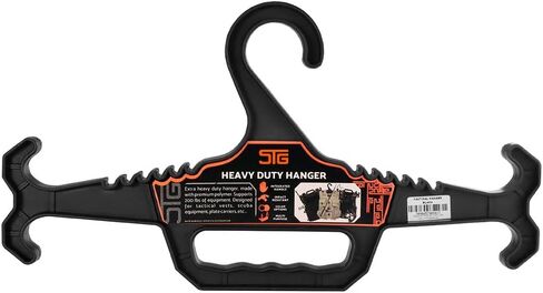 شماعة STG شديدة التحمل، لمعدات الشرطة، والسترة التكتيكية، ومعدات الغوص، وسترة الصيد، وسترة النجاة، وغوص بي سي دي والمزيد - أسود in Kuwait