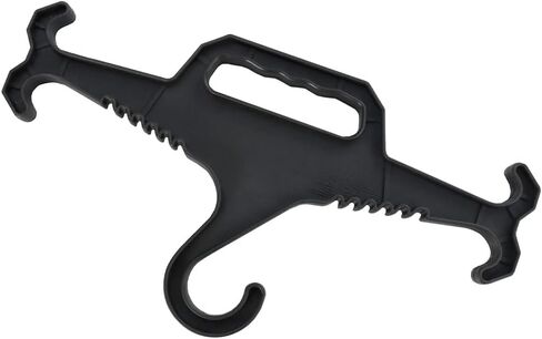 شماعة STG شديدة التحمل، لمعدات الشرطة، والسترة التكتيكية، ومعدات الغوص، وسترة الصيد، وسترة النجاة، وغوص بي سي دي والمزيد - أسود in Kuwait