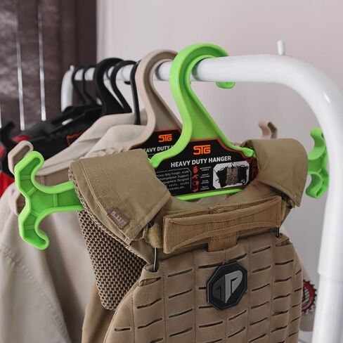 شماعة STG شديدة التحمل، لمعدات الشرطة، والسترة التكتيكية، ومعدات الغوص، وسترة الصيد، وسترة النجاة، وغوص بي سي دي والمزيد - أسود in Kuwait