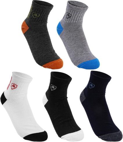 3pairs Random Color Fashion Men Sport Socks Breathable Soft Anti-slip Socks High Elastic Middle Tube Sport Sock, 22cm length in Saudi Arabia