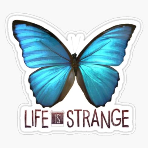 Life is Strange Butterfly Bumper Sticker Vinyl Decal 5" in Saudi Arabia