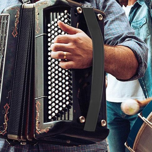 Totority Cowhide Bass Strap Padded Accordion Hand Belt Left Hand Bass Accessory for Extended Use in Saudi Arabia