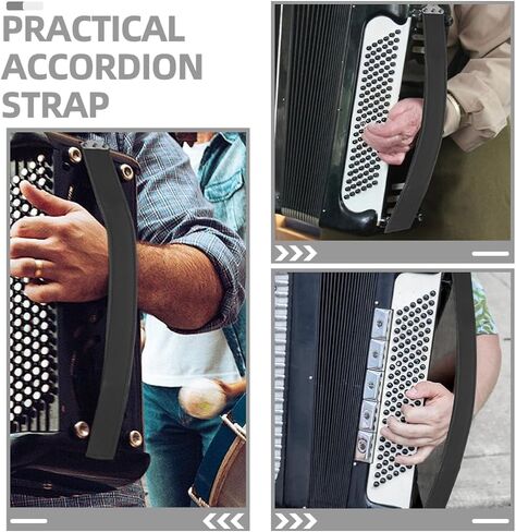 Totority Cowhide Bass Strap Padded Accordion Hand Belt Left Hand Bass Accessory for Extended Use in Saudi Arabia
