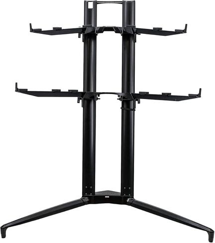 QUIK LOK، حامل بيانو ذو طبقتين (STAY-PIANO-1200-02-BLK) in Saudi Arabia