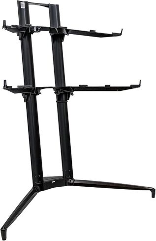 QUIK LOK، حامل بيانو ذو طبقتين (STAY-PIANO-1200-02-BLK) in Saudi Arabia