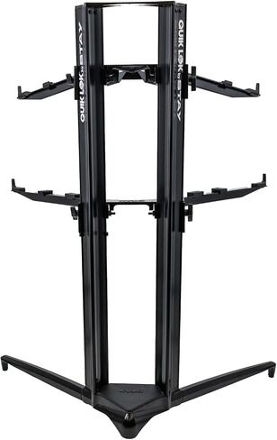 QUIK LOK، حامل بيانو ذو طبقتين (STAY-PIANO-1200-02-BLK) in Saudi Arabia