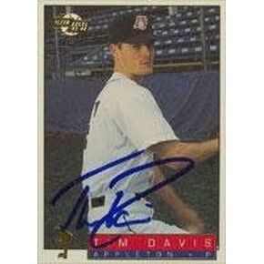 Tim Davis Appleton Foxes - بطاقة Mariners Affiliate 1994 Fleer Excel الموقعة - بطاقة الدوري الثانوية. يأتي هذا المنتج مع شهادة الأصالة من Autograph-Sports. موقعة - البيسبول in Kuwait