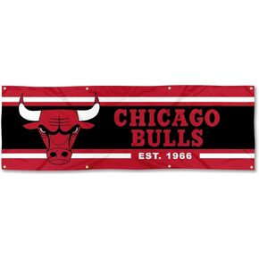 WinCraft Chicago Bulls Large 2x6 Foot Banner in Kuwait