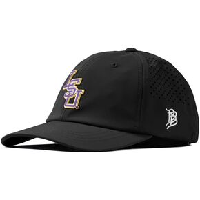 Branded Bills Officially Licensed x LSU Tigers Performance Dad Hat Collection Baseball Purple PVC in Saudi Arabia