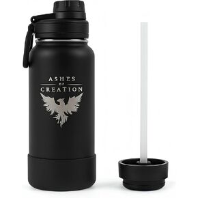 Ashes of Creation by 310 32 Oz Water Bottle with Straw Leak Proof hydration Bottle Gym Water Bottles for Men Adult water bottle Stainless Steel Bottle Insulated Flask Insulated Water Bottles in Saudi Arabia