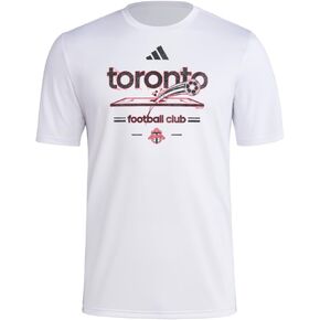 adidas Men's Toronto FC Vintage World Pre-Game Short Sleeve T-Shirt in Saudi Arabia