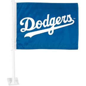FANMATS MLB - علم سيارة لوس أنجلوس دودجرز كبير قطعة واحدة 11 بوصة × 14 بوصة in Kuwait