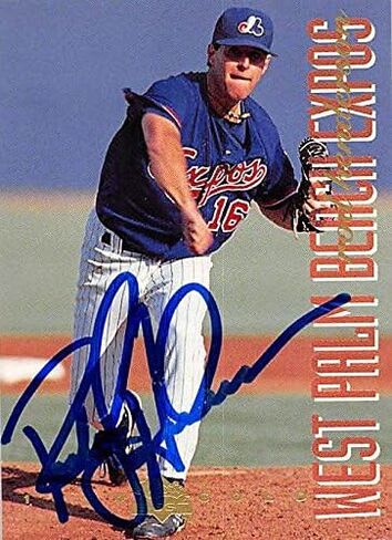بطاقة بيسبول موقعة من رود هندرسون (Montreal Expos، FT) 1994 Classic Best Minor League Rookie # 189 - بطاقات البيسبول الموقعة in Saudi Arabia