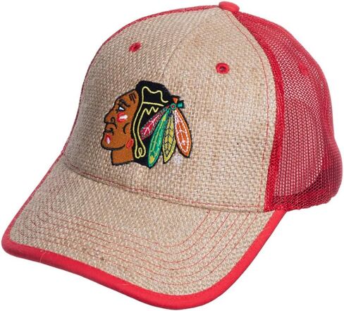 قبعة بيسبول Calhoun NHL Surf & Skate Team بشعار Snapback Straw Trucker in Saudi Arabia