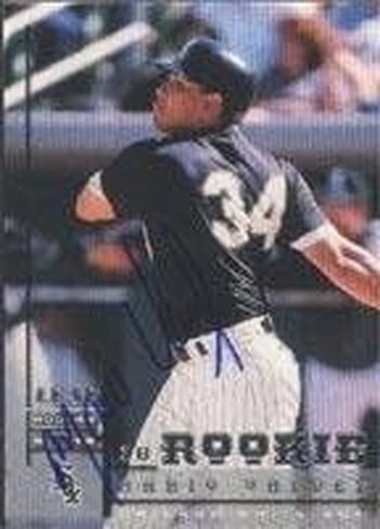 Mario Valdez Chicago Sox 1998 Leaf Rookies and Stars Autographed Card - Rookie Card. This item comes with a certificate of authenticity from Autograph-Sports. Autographed - Autographed Baseball in Saudi Arabia
