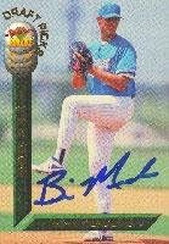 Brian Meadows Florida Marlins 1994 Signature Rookies Draft Picks Autographed Card - Rookie Card. This item comes with a certificate of authenticity from Autograph-Sports. Autographed - Baseball in Saudi Arabia