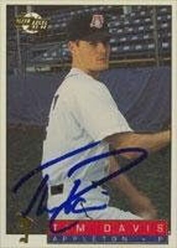Tim Davis Appleton Foxes - بطاقة Mariners Affiliate 1994 Fleer Excel الموقعة - بطاقة الدوري الثانوية. يأتي هذا المنتج مع شهادة الأصالة من Autograph-Sports. موقعة - البيسبول in Kuwait