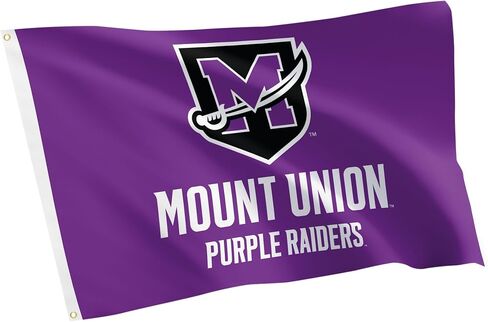 Desert Cactus University of Mount Union UMU Flag - 3 x 5 Feet Raiders Banner, Indoor/Outdoor Durable Fabric, 100% Polyester Design (Style A) in Saudi Arabia