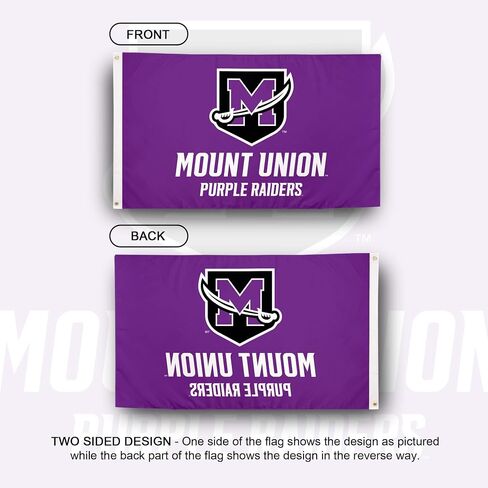 Desert Cactus University of Mount Union UMU Flag - 3 x 5 Feet Raiders Banner, Indoor/Outdoor Durable Fabric, 100% Polyester Design (Style A) in Saudi Arabia
