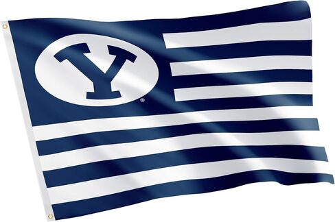 Desert Cactus Brigham Young University Indoor and Outdoor 100% Polyester University Flag Banner, 3x5 Feet Cougars (Nation) in Saudi Arabia