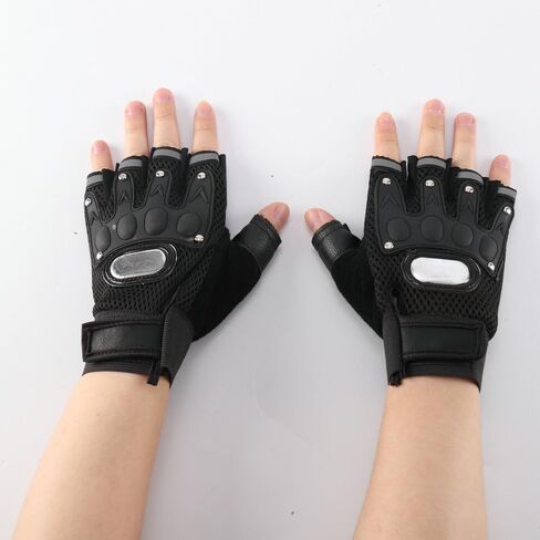 Tactical Half Finger Gloves Non-Slip Shock-Absorbing Breathable Gloves Riding Sports Exercise Fitness Work Fingerless Glove in Saudi Arabia