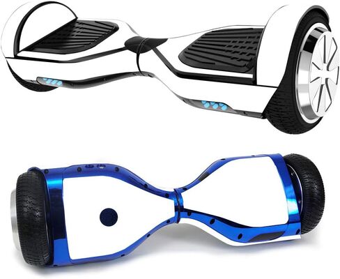 MightySkins Glossy Glitter Skin for Ultra Hoverboard - White | Protective, Durable High-Gloss Glitter Finish | Easy to Apply, Remove, and Change Styles | Made in The USA in Saudi Arabia