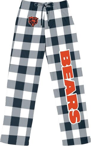 FOCO Pick Your NFL Team Gingham Checkered Pattern Women's Pajama Lounge Pants with Pockets and Drawstring Tie, Multicolor in Saudi Arabia