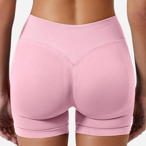 Women Workout Impact Shorts 2.5"/ 3.6"/ 4.5"/ 6" Scrunch Butt Lifting Gym Seamless Booty Biker Shorts in Saudi Arabia