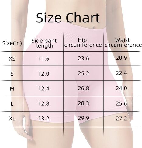 Women Workout Impact Shorts 2.5"/ 3.6"/ 4.5"/ 6" Scrunch Butt Lifting Gym Seamless Booty Biker Shorts in Saudi Arabia