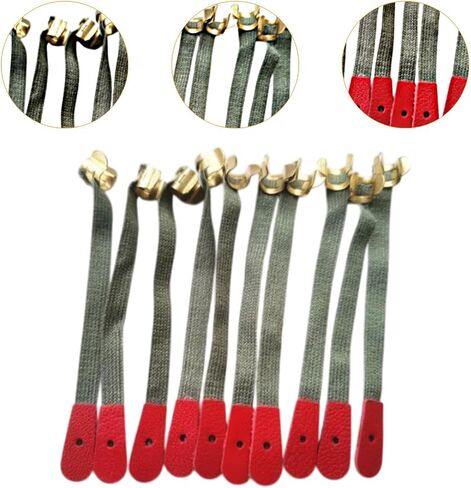 Generic 10 قطع من أشرطة لجام البيانو، أجزاء إصلاح، أنماط قياسية، أداة ضبط، ملحقات البيانو، أشرطة اللجام شائعة الاستخدام، أخضر in Saudi Arabia