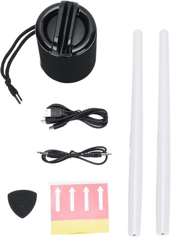 Electronic Drum Set, Virtual Air Drum, Portable 3D Motion Pocket Drum, Virtual Reality Air Drumsticks, Play Drum Anywhere Anytime, for Beginners in Saudi Arabia
