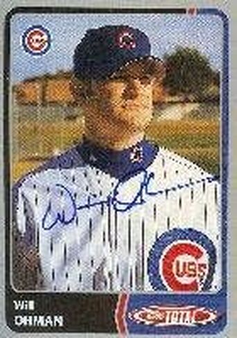Will Ohman Chicago Cubs 2003 Topps Total Autographed Card. This item comes with a certificate of authenticity from Autograph-Sports. Autographed - MLB Autographed Baseball Cards in Saudi Arabia
