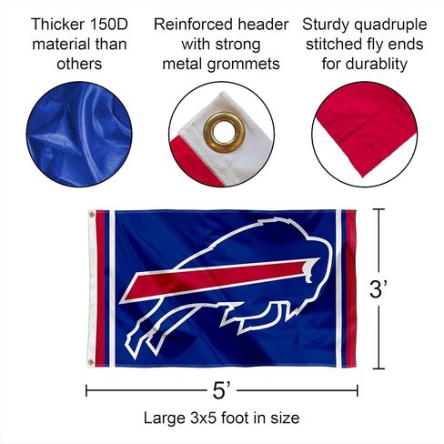 Buffalo Bills Banner and Tapestry Wall Tack Pads in Saudi Arabia