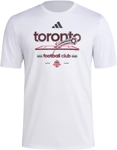 تيشيرت Toronto FC Vintage World Pre-Game قصير الأكمام للرجال من أديداس in Saudi Arabia
